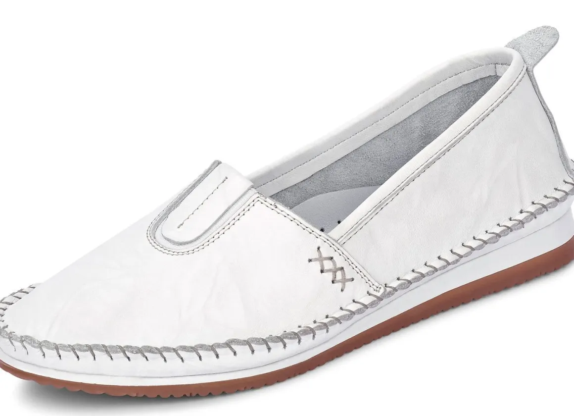 Andrea Conti, leichte Damen-Slipper, mit Gummizug