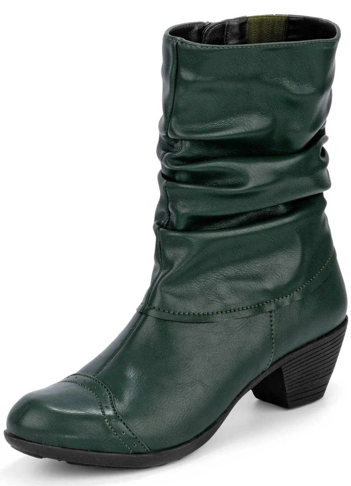 Andrea Conti, modische Damen-Stiefeletten, Winterschuhe, mit Reißverschluss