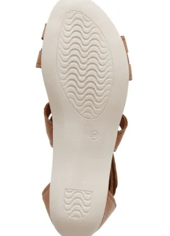 Andrea Conti, modische Damen-Sandalen, aus Leder