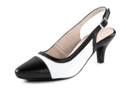 Andrea Conti, schicke Damen-Slingpumps, mit Gummizug
