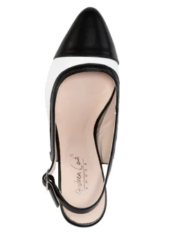 Andrea Conti, schicke Damen-Slingpumps, mit Gummizug