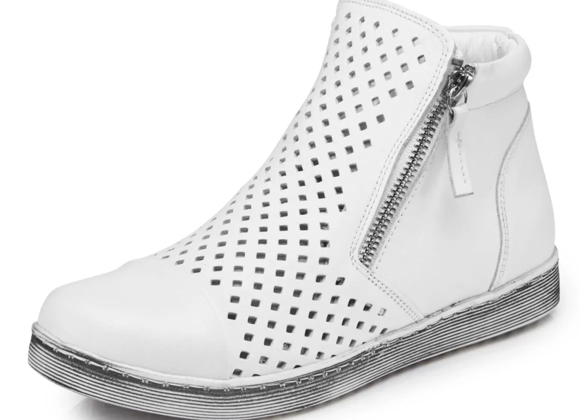 Andrea Conti, sommerliche Damen-Stiefeletten, mit herausnehmbarem Fußbett