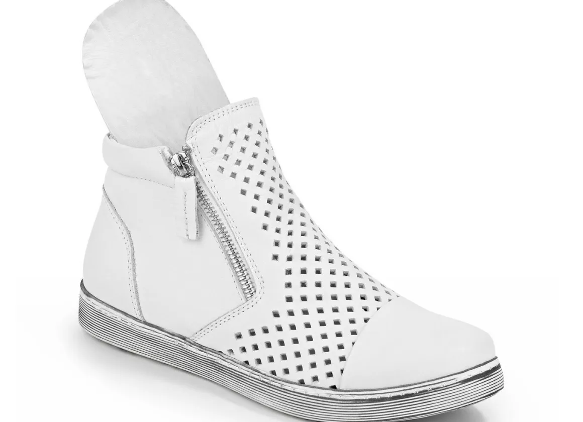Andrea Conti, sommerliche Damen-Stiefeletten, mit herausnehmbarem Fußbett