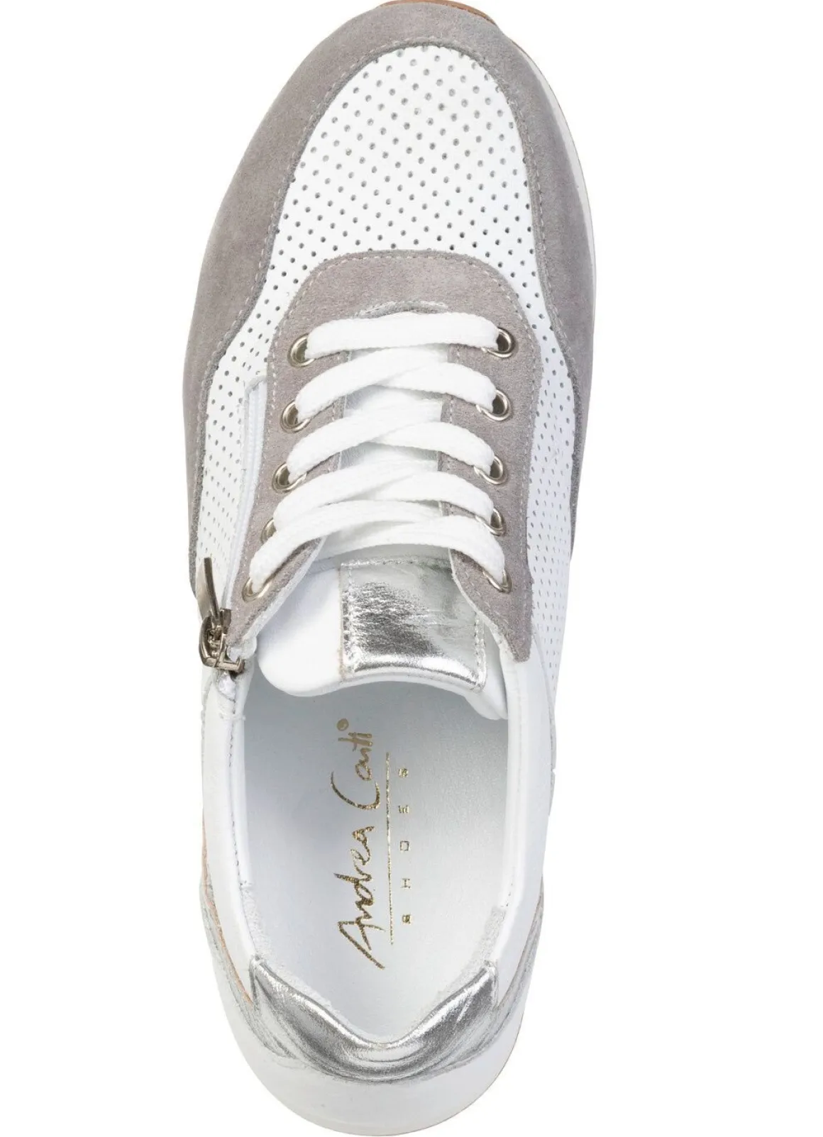 Andrea Conti, sommerliche Damen-Sneaker, Weite G, mit herausnehmbarem Fußbett