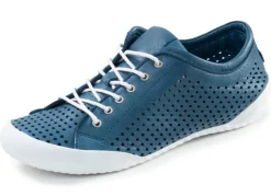 Andrea Conti, sommerliche Damen-Schnürschuhe, mit herausnehmbarem Fußbett