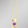 Anhänger mit Amethyst und Zirkonia