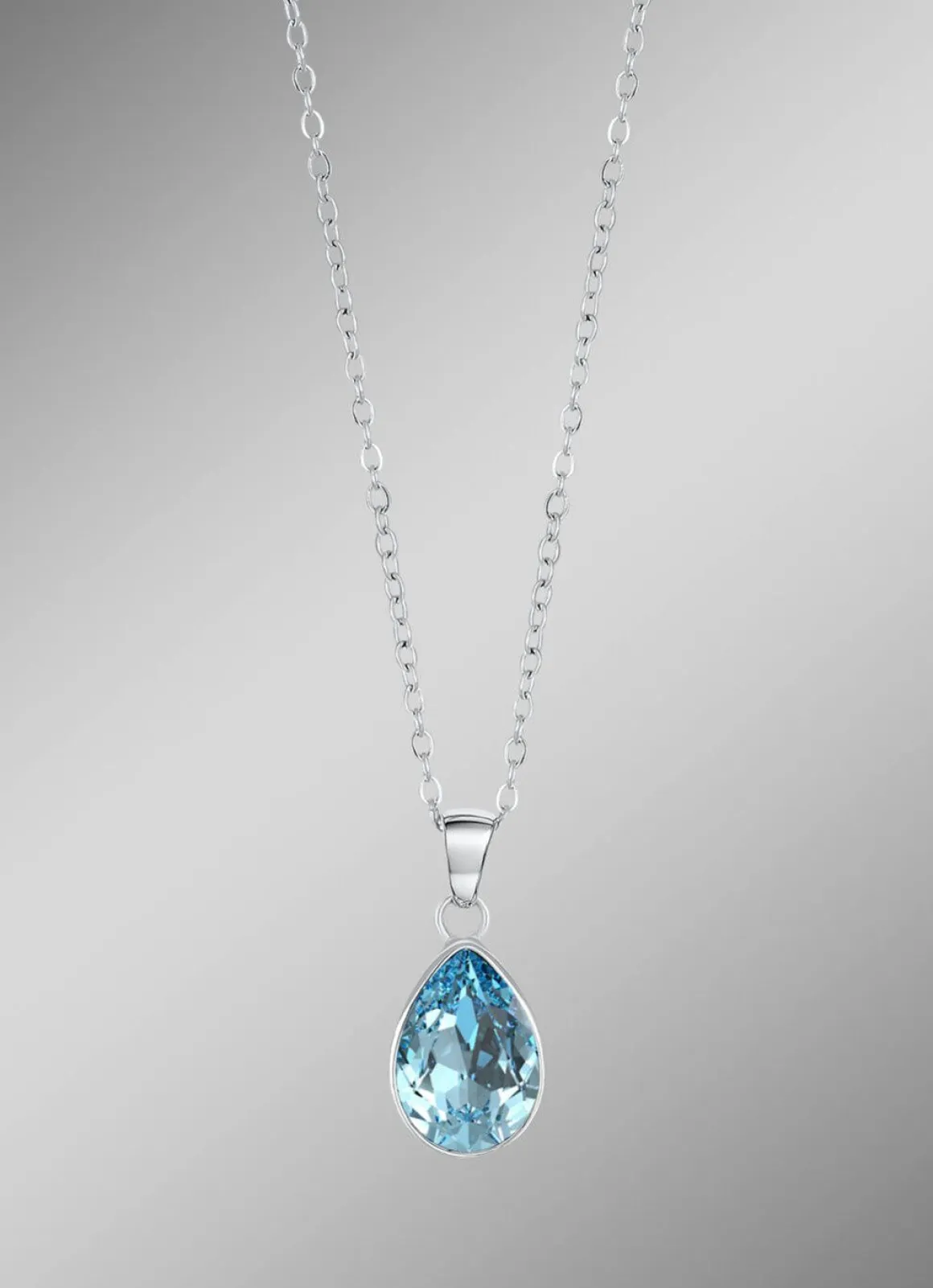 Anhänger mit Swarovski®-Kristall und Ankerkette