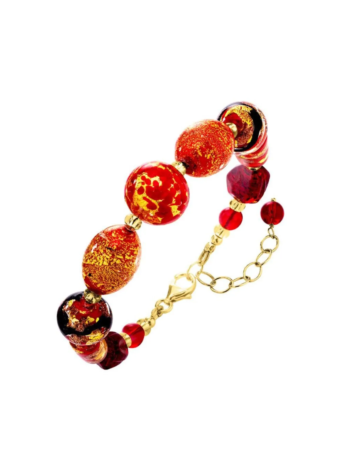 Armband mit Muranoglas-Perlen