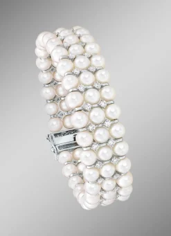Armband mit Süßwasser-Zuchtperlen