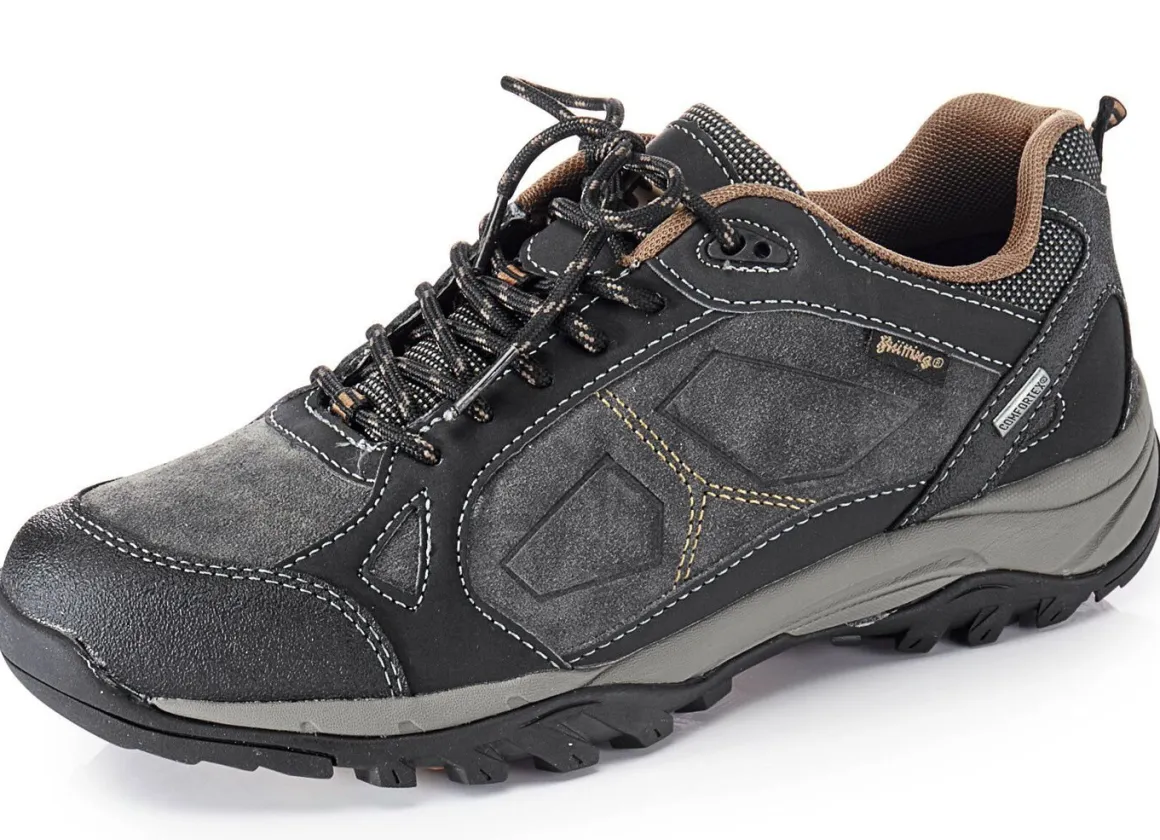 Atmungsaktive Herren-Schnürschuhe, mit herausnehmbarem Fußbett