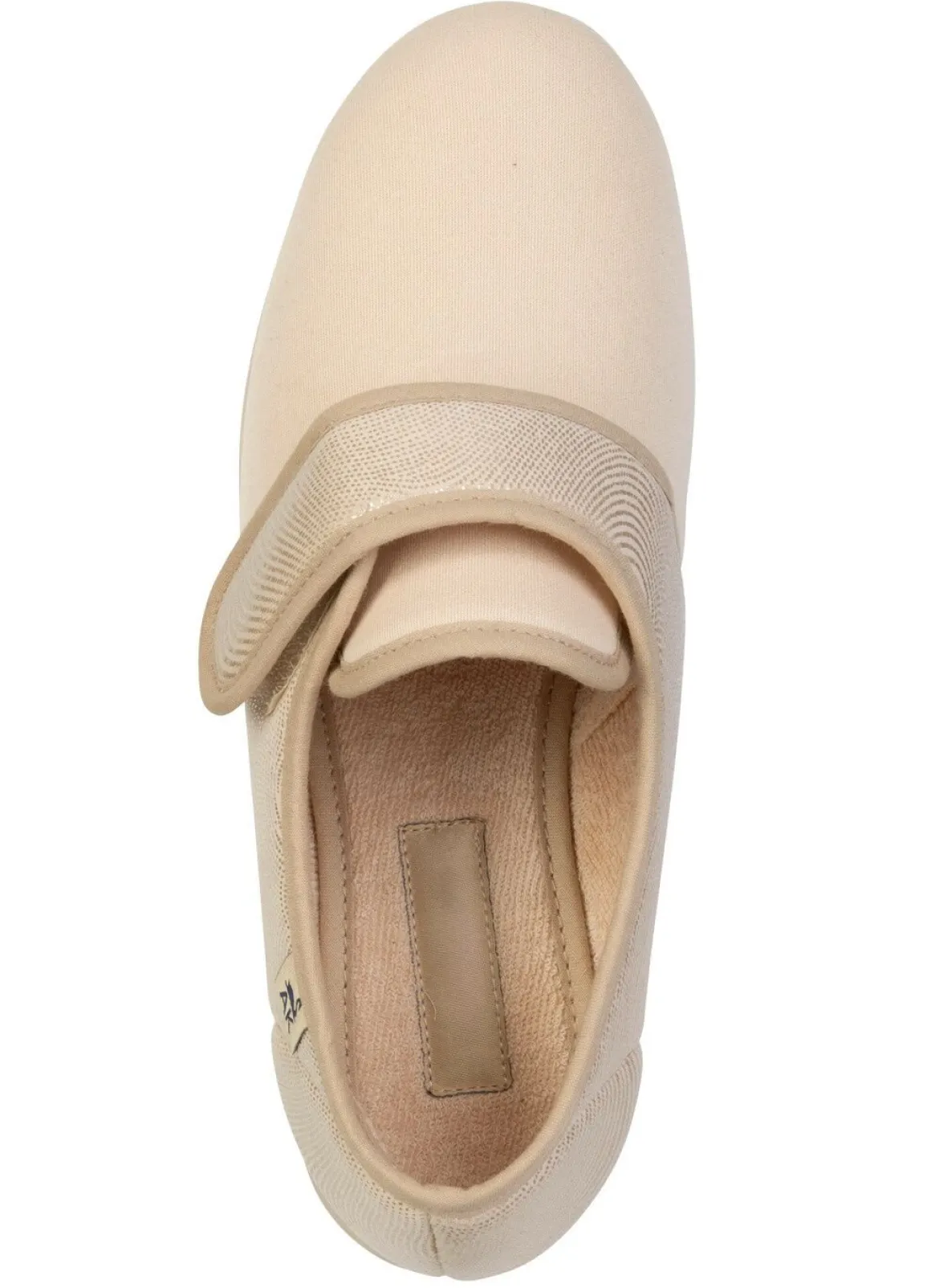 Bequeme Damen-Klettschuhe, aus angenehm gepolstertem Textilmaterial