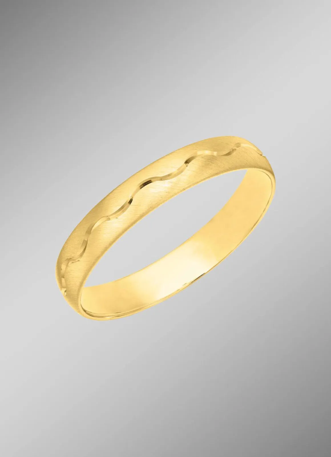 Bezaubernder Partnerring aus vergoldetem Silber 925/- fein