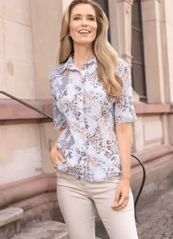 Bluse mit Baumwolle