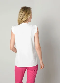 Bluse mit Rüschen
