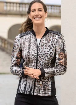 Blusenjacke mit Netztüll