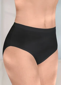 brio lingerie Fünferpack Slips mit glänzenden Abschlüssen