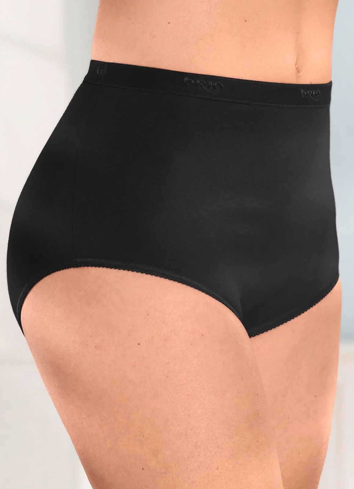 brio lingerie Fünferpack Slips mit elastischen Abschlüssen