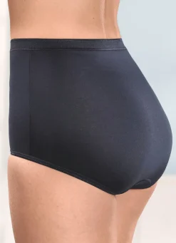 brio lingerie Fünferpack Slips mit dezent glänzenden Abschlüssen