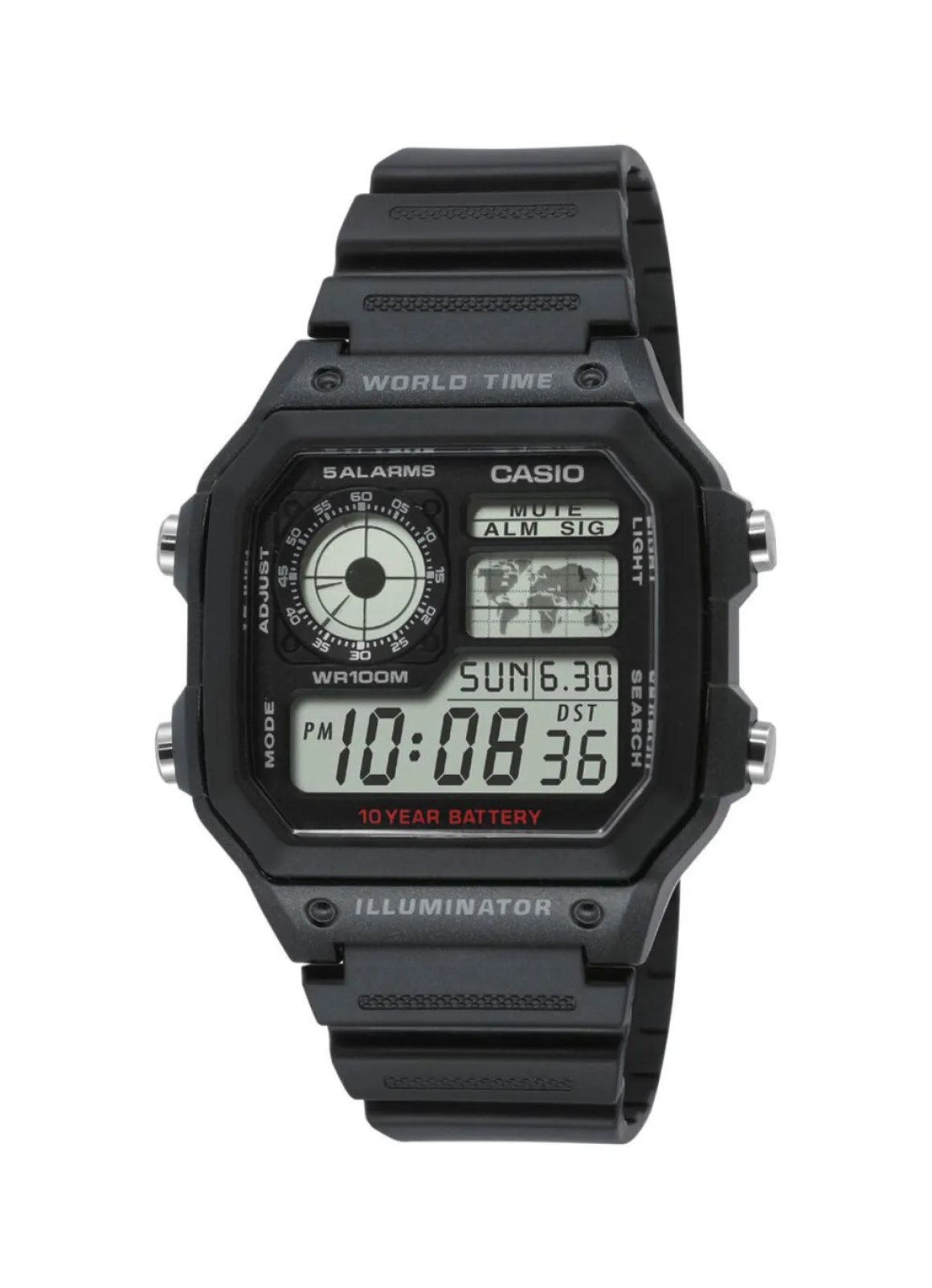 Casio Illuminator Digital-Herrenuhr