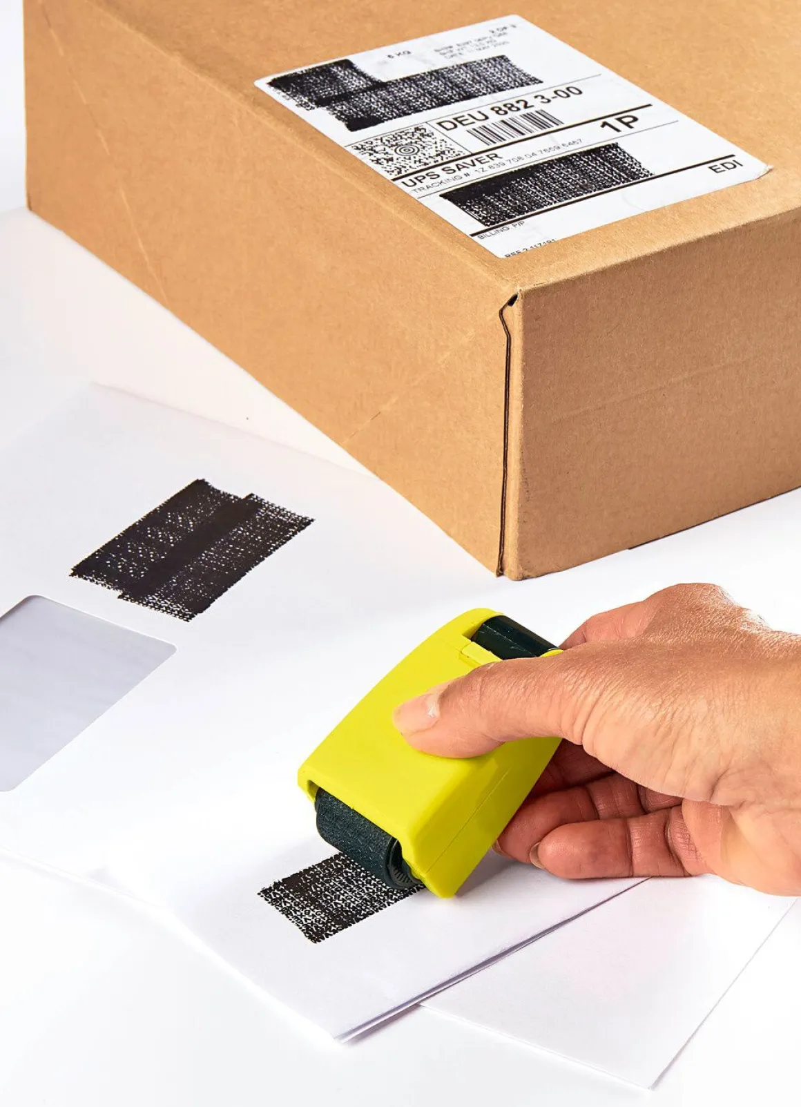 Datenschutz-Stempelroller zum Schutz vor Datenklau
