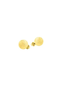 Diamantierte Kugel-Ohrstecker