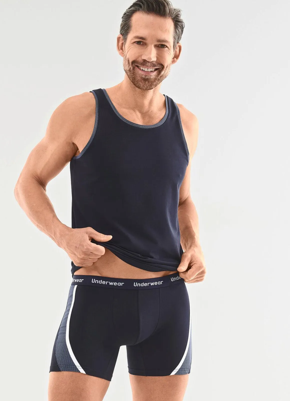 Dreierpack Achselshirts aus Feinjersey