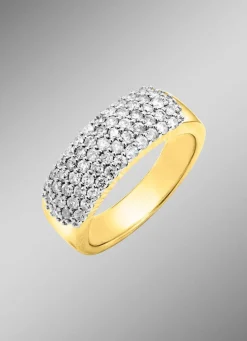 Edler Damenring mit Brillanten