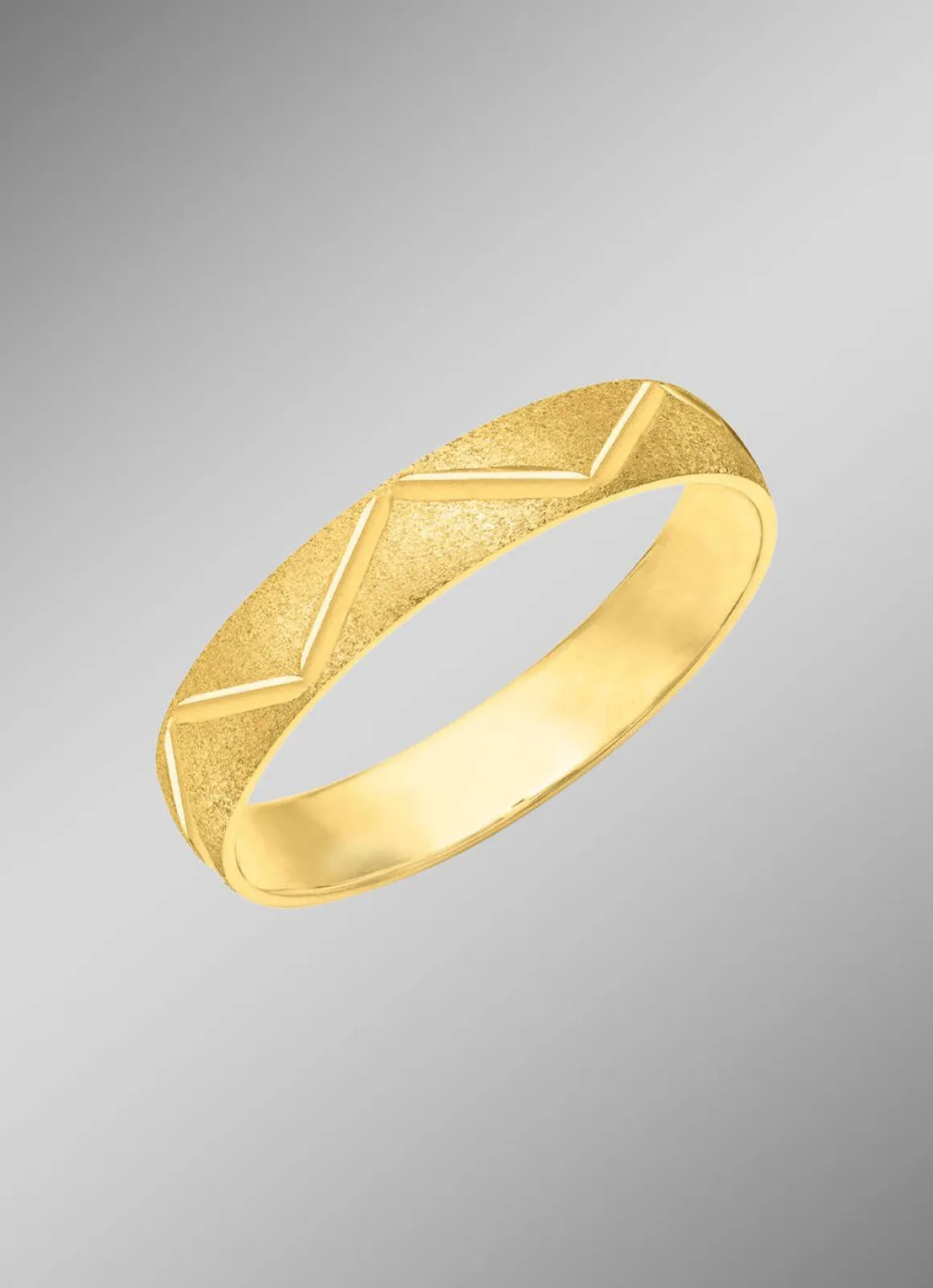 Eleganter Partnerring in vergoldetem Silber 925/- fein