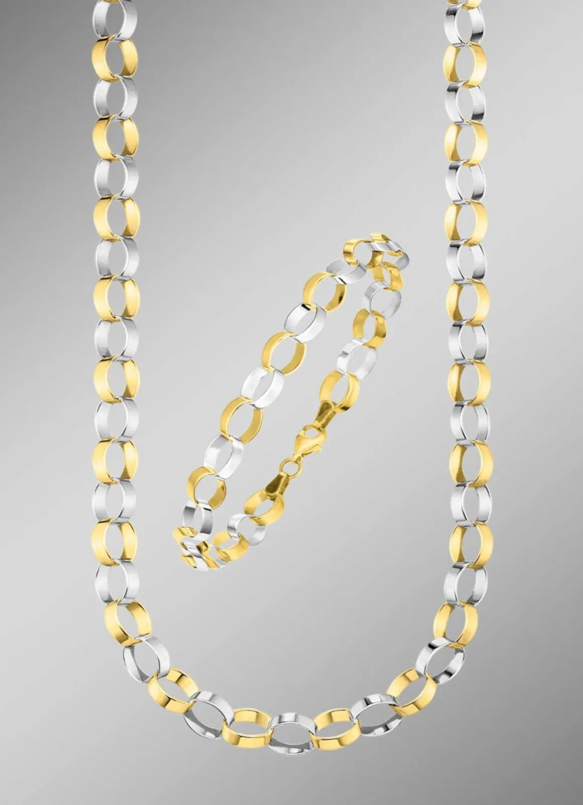 Elegante und hochwertige Garnitur im Bicolor-Design