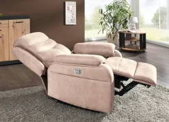 Elektrisch verstellbarer TV-Sessel mit Motor und Aufstehhilfe