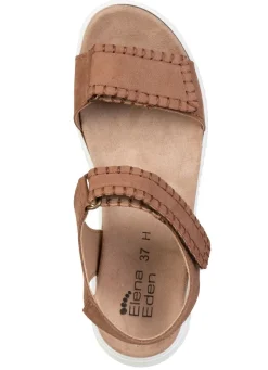 ELENA EDEN, bequeme Damen-Sandalen, Weite H, mit herausnehmbarem Fußbett