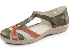 ELENA EDEN, bequeme Damen-Sandalen, Weite H, mit Klettspange