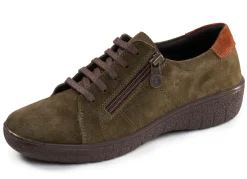 ELENA EDEN, bequeme Damen-Schnürschuhe, Weite G, mit herausnehmbarem Fußbett