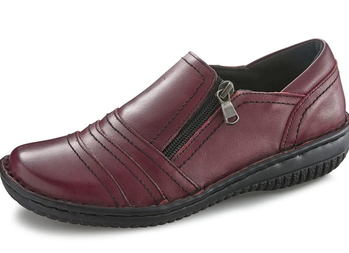 ELENA EDEN, bequeme Damen-Slipper, Weite G, mit herausnehmbarem Fußbett