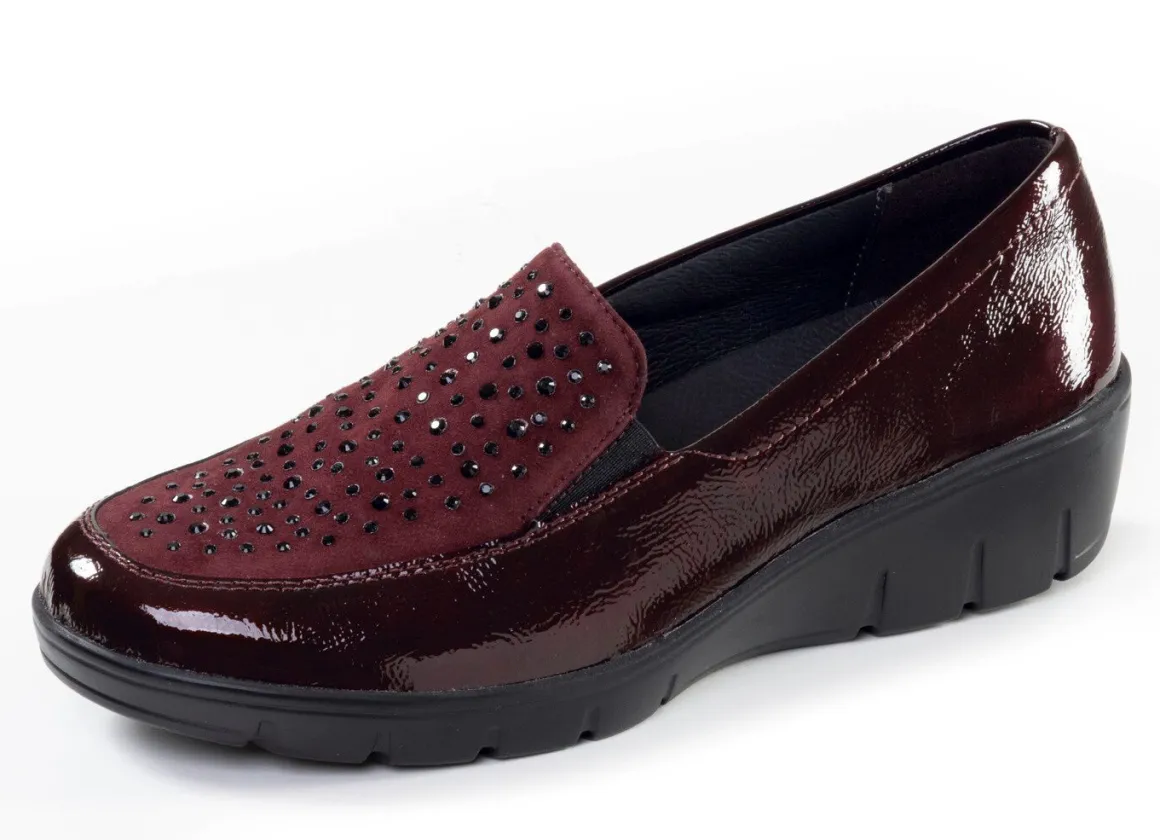 ELENA EDEN, bequeme Damen-Slipper, Weite H, mit herausnehmbarem Fußbett