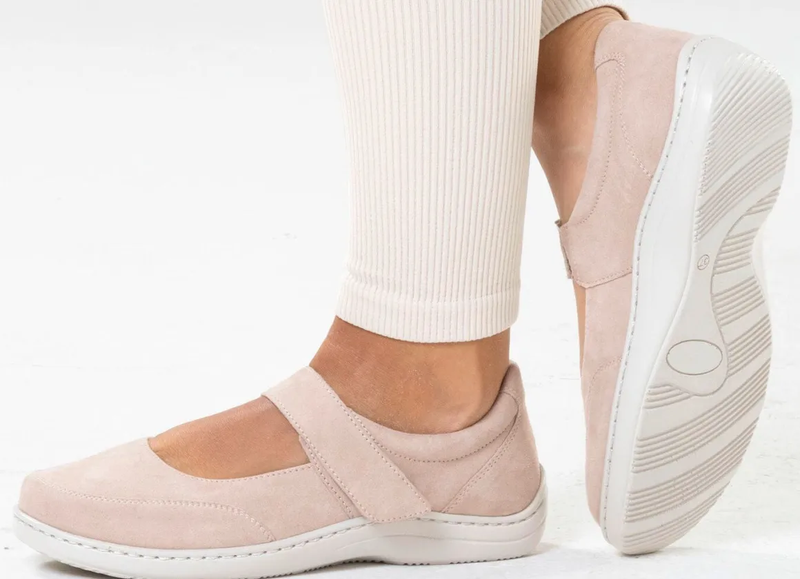 ELENA EDEN, bequeme Damen-Slipper, Weite H, mit herausnehmbarem Fußbett