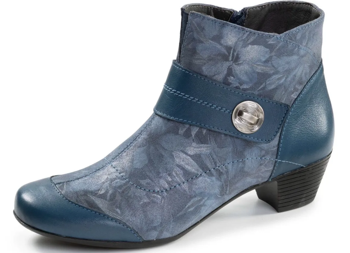 ELENA EDEN, elegante Damen-Stiefeletten, Weite G, mit herausnehmbarem Fußbett