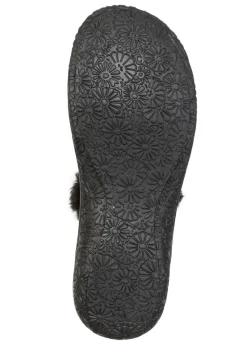 ELENA EDEN, klassische Damen-Clogs, Weite G, mit Plüsch