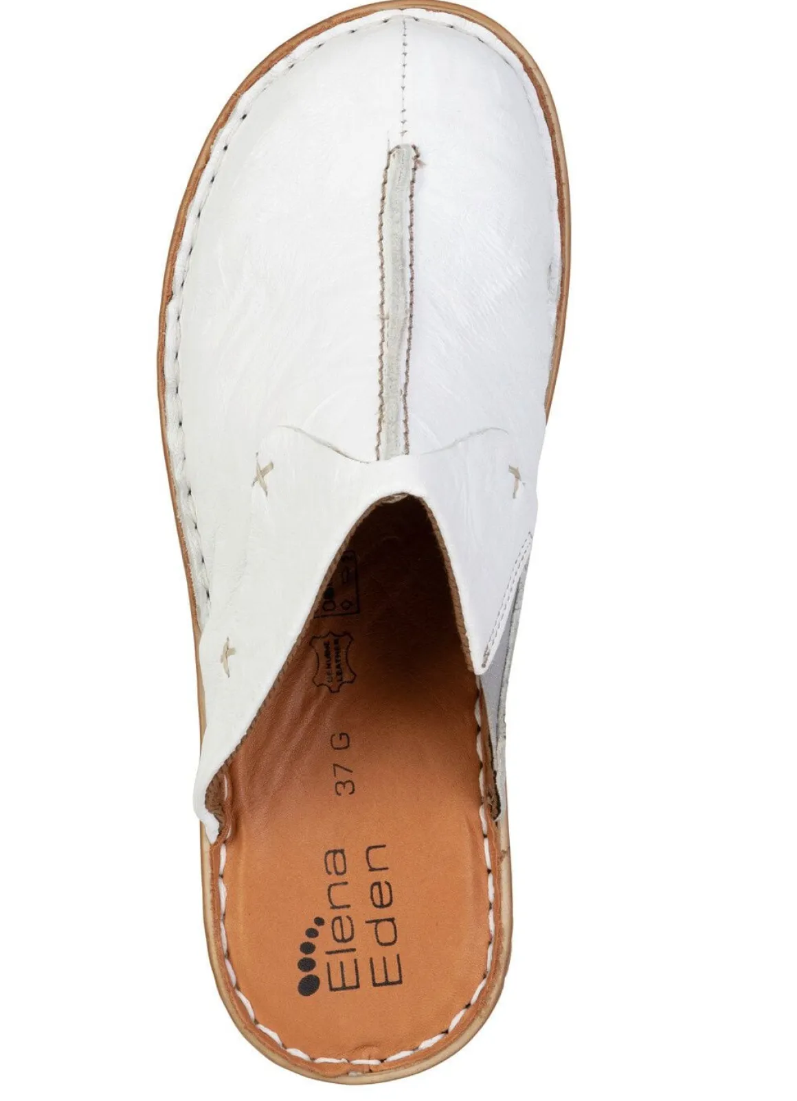 ELENA EDEN, klassische Damen-Clogs, Weite G, mit Gummizug