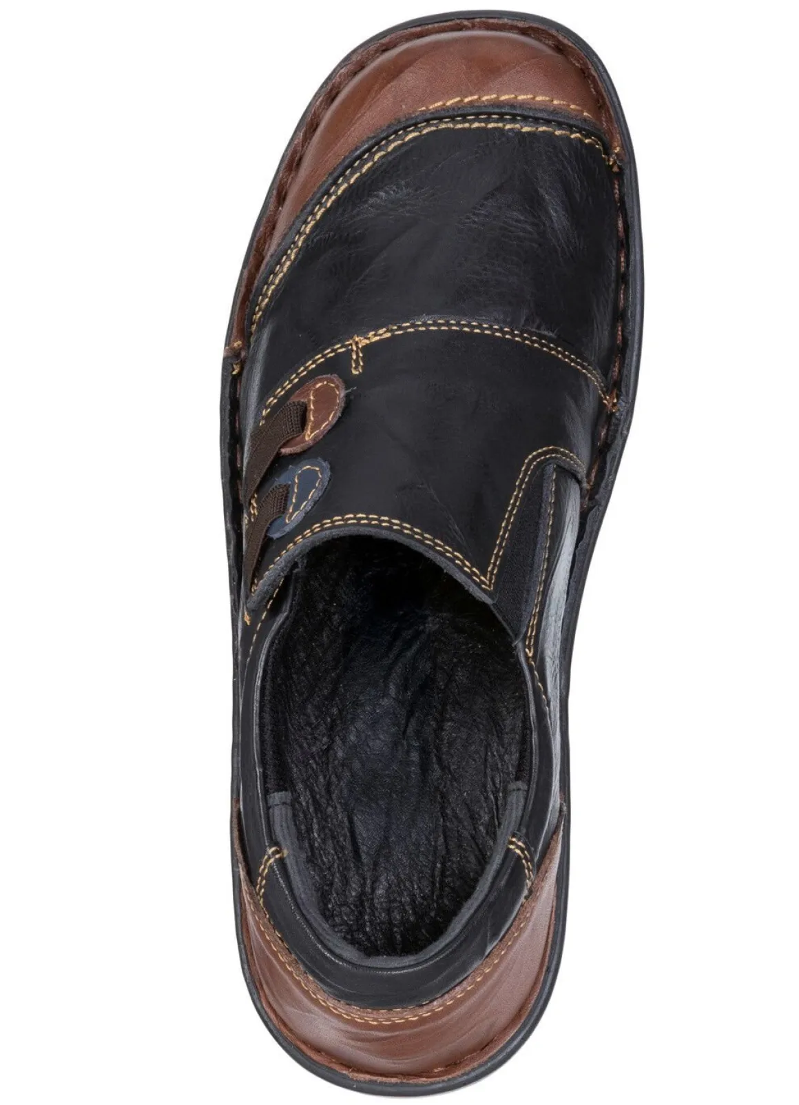 ELENA EDEN, klassische Damen-Slipper, Weite G, mit herausnehmbarem Fußbett