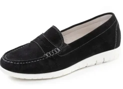 ELENA EDEN, klassische Damen-Slipper, Weite H, mit herausnehmbarem Fußbett