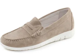 ELENA EDEN, klassische Damen-Slipper, Weite H, mit herausnehmbarem Fußbett