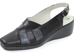 ELENA EDEN, schicke Damen-Sandalen, Weite G, mit Gummizug