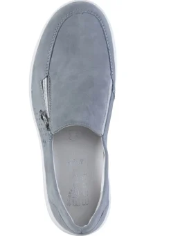 ELENA EDEN Slipper aus hochwertigem Veloursleder mit Zier-Perforation