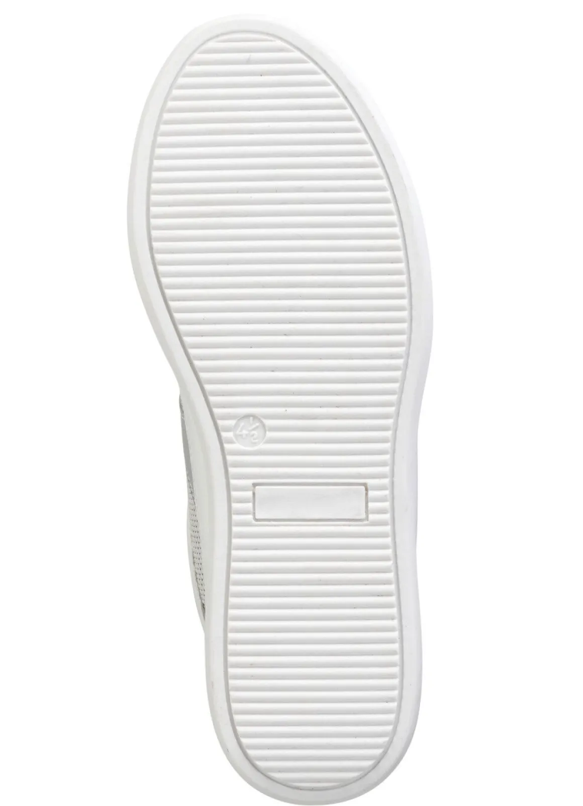 ELENA EDEN Sneaker aus Nappaleder und luftigem Textil in Netzoptik