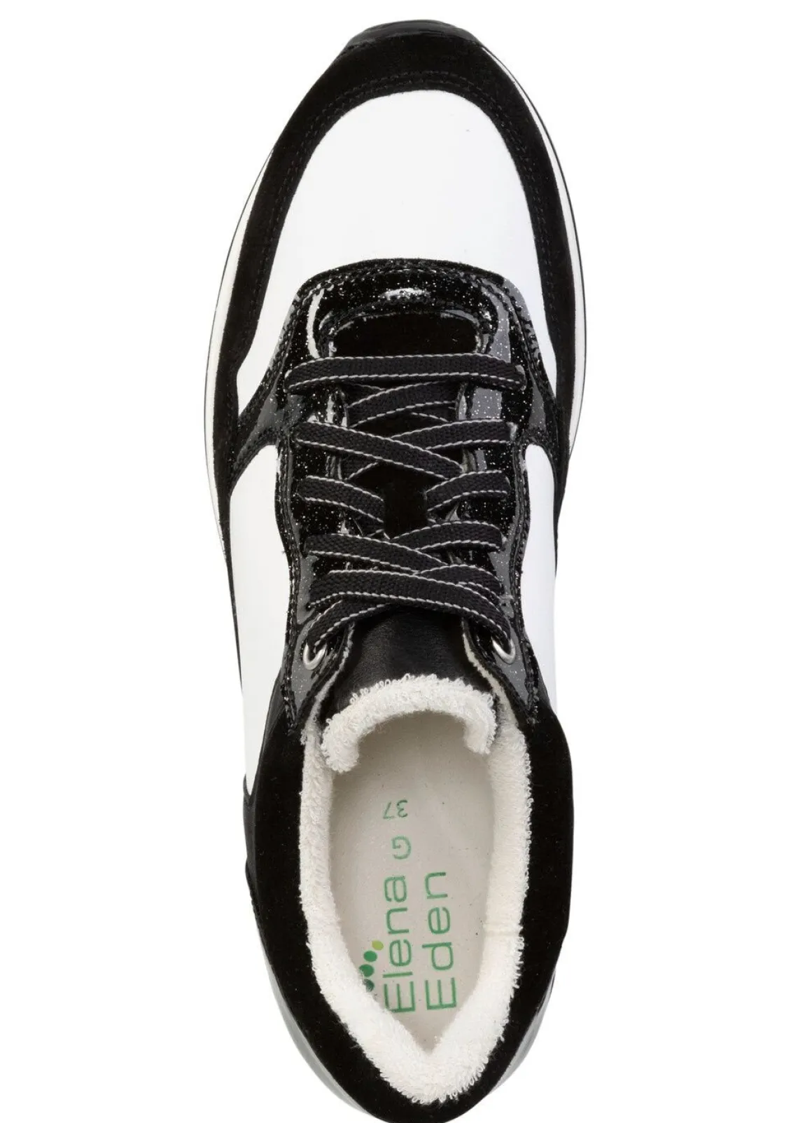 ELENA EDEN Sneaker aus Nappa-und Veloursleder