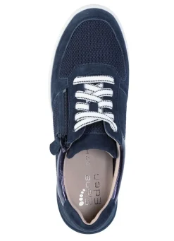 ELENA EDEN Sneaker aus Veloursleder und luftigem Textilmaterial