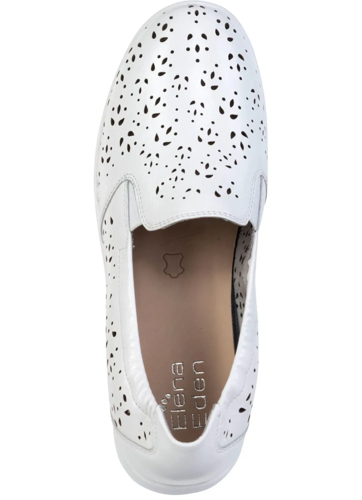 ELENA EDEN, sommerliche Damen-Slipper, Weite G, mit herausnehmbarem Fußbett