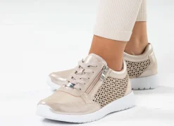 ELENA EDEN, sommerliche Damen-Sneaker, Weite G, mit herausnehmbarem Fußbett