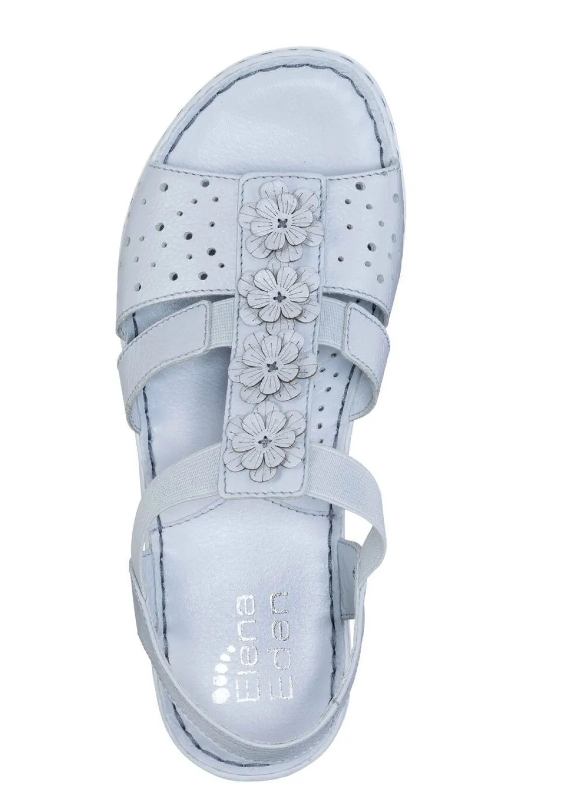 ELENA EDEN, sommerliche Damen-Sandalen, Weite G, aus Leder